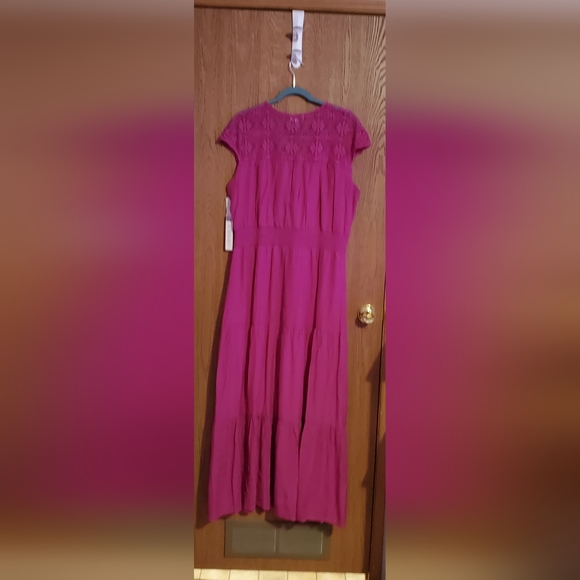 Women's Pink Summer Dress Luxology XL - Picture 5 of 6